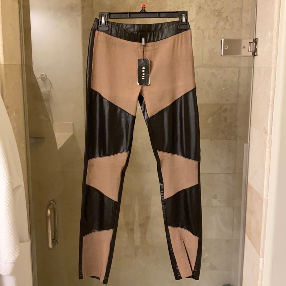 Black Pleather Leggings